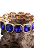 Boho Bracelet, RH Armbander Bracelet, Gold Crystal